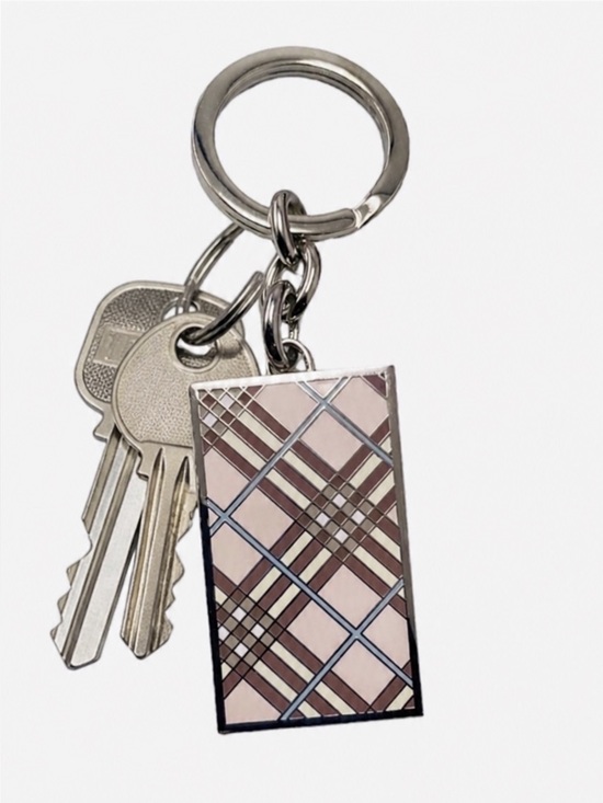 Burberry Accessories - Burberry Nova Check Keychain/Purse Charm. Rare. Vintage. NWOT